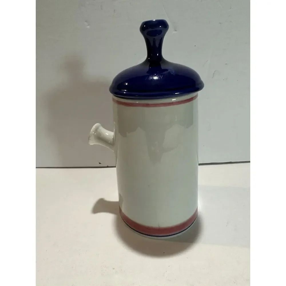 Vintage koffie porcelain pot Zenith 1896‎ Figurine Holland coffe pot w/ lid RARE